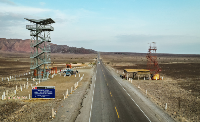 Mejoras en el Mirador de las Líneas de Nasca