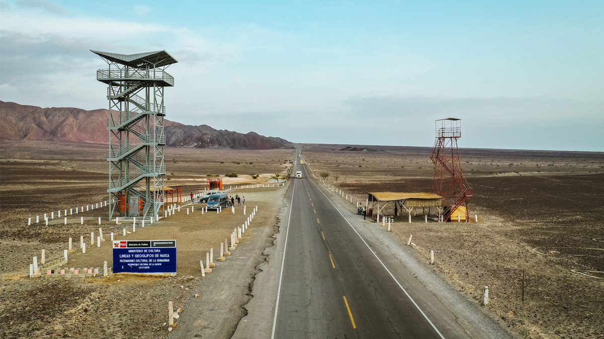 Mejoras en el Mirador de las Líneas de Nasca